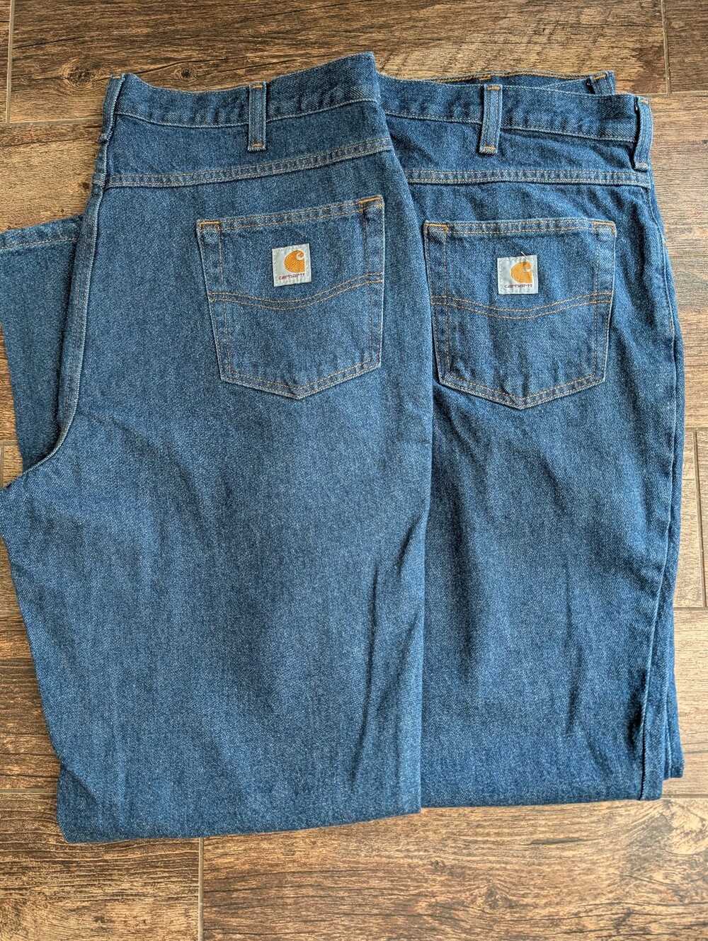 Carhartt Mens Jeans 38x34 Relaxed Fit Medium Wash Denim